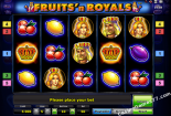 play slot machines Fruits and Royals Novomatic